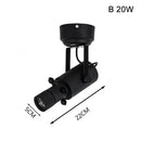 Modern black & white led track light gallery spotlight