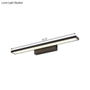 Modern black & white led vanity lamp – bathroom light fixture