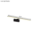 DecorBites™ Nordic Black/White Acrylic Vanity Lamp - 16.5"/20" LED Rectangle Sconce Light for Bathroom in Warm/White