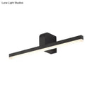 Modern black & white led vanity light – bathroom wall sconce