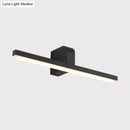 Modern black & white led vanity light – bathroom wall sconce