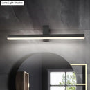 Modern black & white led vanity light bathroom wall sconce warm color temperature