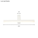 Modern black & white led vanity light bathroom wall sconce warm color temperature