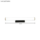 Modern black & white led vanity mirror light bathroom sconce
