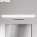 Modern black & white led vanity mirror light bathroom sconce