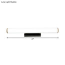 Modern black & white led vanity mirror light bathroom sconce