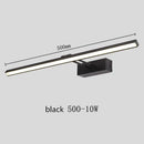 Modern black & white led vanity mirror light bathroom sconce