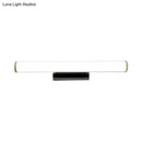 Modern black & white led vanity mirror light bathroom sconce