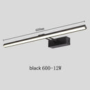 Modern black & white led vanity mirror light bathroom sconce