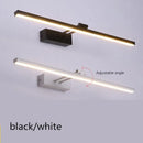 Modern black & white led vanity mirror light bathroom sconce