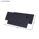 DecorBites™ Modern LED Wall Lamp - Aluminum Rectangle Wall Light with Warm/White Lighting - Black/White