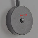 Modern black & white led wall lamp bedroom sconce with switch