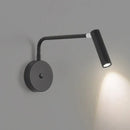 Modern black & white led wall lamp bedroom sconce with switch