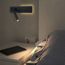 Modern black & white led wall reading lamp for bedroom