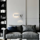 Modern black & white led wall reading lamp for bedroom