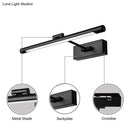 Modern black & white led wall sconce bathroom 18 inch fixture