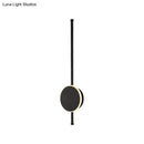 Modern black & white led wall sconce bedroom warm color temperature