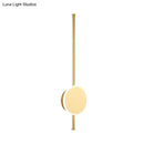 Modern black & white led wall sconce bedroom warm color temperature