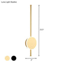 Modern black & white led wall sconce bedroom warm color temperature