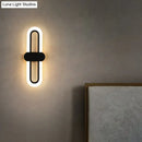 Modern black & white led wall sconce – living room 110v-120v light type
