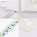 Modern black & white led wall sconce – living room minimalist light