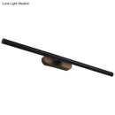 Modern black & white led wall vanity light for the bathroom