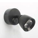 Modern black & white led wash reading wall lamp bedroom motion sensor