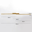 Modern black & white linear led ceiling light for living room
