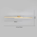 Modern black & white linear led ceiling light for living room