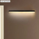 Modern black & white linear led wall light bathroom sconce