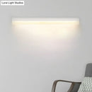 Modern black & white linear led wall light bathroom sconce
