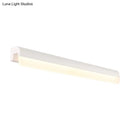 Modern black & white linear led wall light bathroom sconce