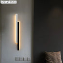 DecorBites™ Minimalist Black and White Linear LED Wall Light - Modern Metal Flush Mount Sconce for Corridor