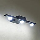 Modern black & white linear wall lighting bathroom vanity light