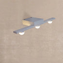 Modern black & white linear wall lighting bathroom vanity light