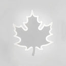 Modern black & white maple leaf sconce light bedroom wall decor