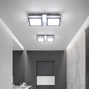 DecorBites™ Black White LED Ceiling Lights Modern Minimalist Bedroom Study Lighting Fixtures