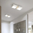 DecorBites™ Black White LED Ceiling Lights Modern Minimalist Bedroom Study Lighting Fixtures