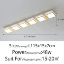 DecorBites™ Black White LED Ceiling Lights Modern Minimalist Bedroom Study Lighting Fixtures