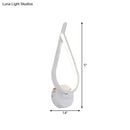 Modern black & white metal kink linear wall light corridor sconce