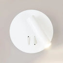 Modern black & white metal wall lamp – living room led sconce