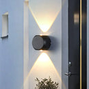 Modern black & white mini cube wall lamp living room sconce