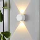 Modern black & white mini cube wall lamp living room sconce