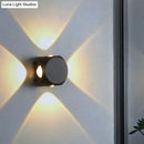 Modern black & white mini cube wall lamp living room sconce