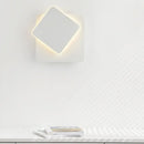 Modern black & white minimalist led wall lamp bedroom sconce