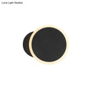 DecorBites™ Minimalist White/Black Round LED Wall Sconce with Warm/White Light - Acrylic Wall Mounted Lamp Fixture
