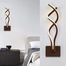 Modern black & white musical note wall lamp – bedroom acrylic shade