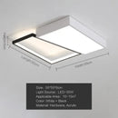 Modern black & white rectangular ceiling light bedroom lamp ceiling