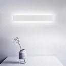 Modern black & white rectangular wall lamp – living room light fixture