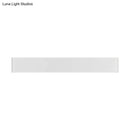 Modern black & white rectangular wall lamp – living room light fixture